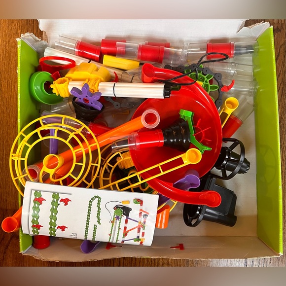 346. Kids Quercetti Marble Run with Motorized Elevator, 177 Pieces - Picture 3 of 16